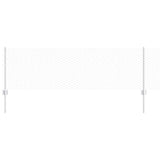 Vidaxl hek met paal zilver 0,6 x 50 m staal