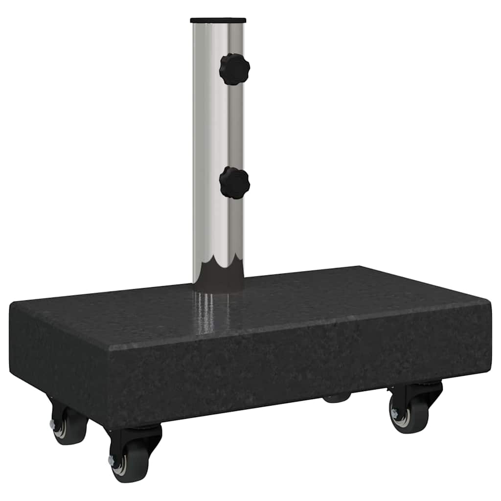 Vidaxl parasolvoet zwart 45 x 25 x 45 cm graniet