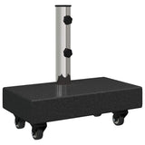 Vidaxl parasolvoet zwart 45 x 25 x 45 cm graniet