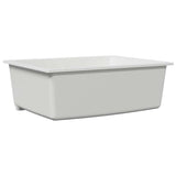 Vidaxl keukenwasbak wit 54 x 44 x 20 cm graniet