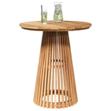 Vidaxl bijzettafel bruin 70 x 70 x 75 cm massief teakhout