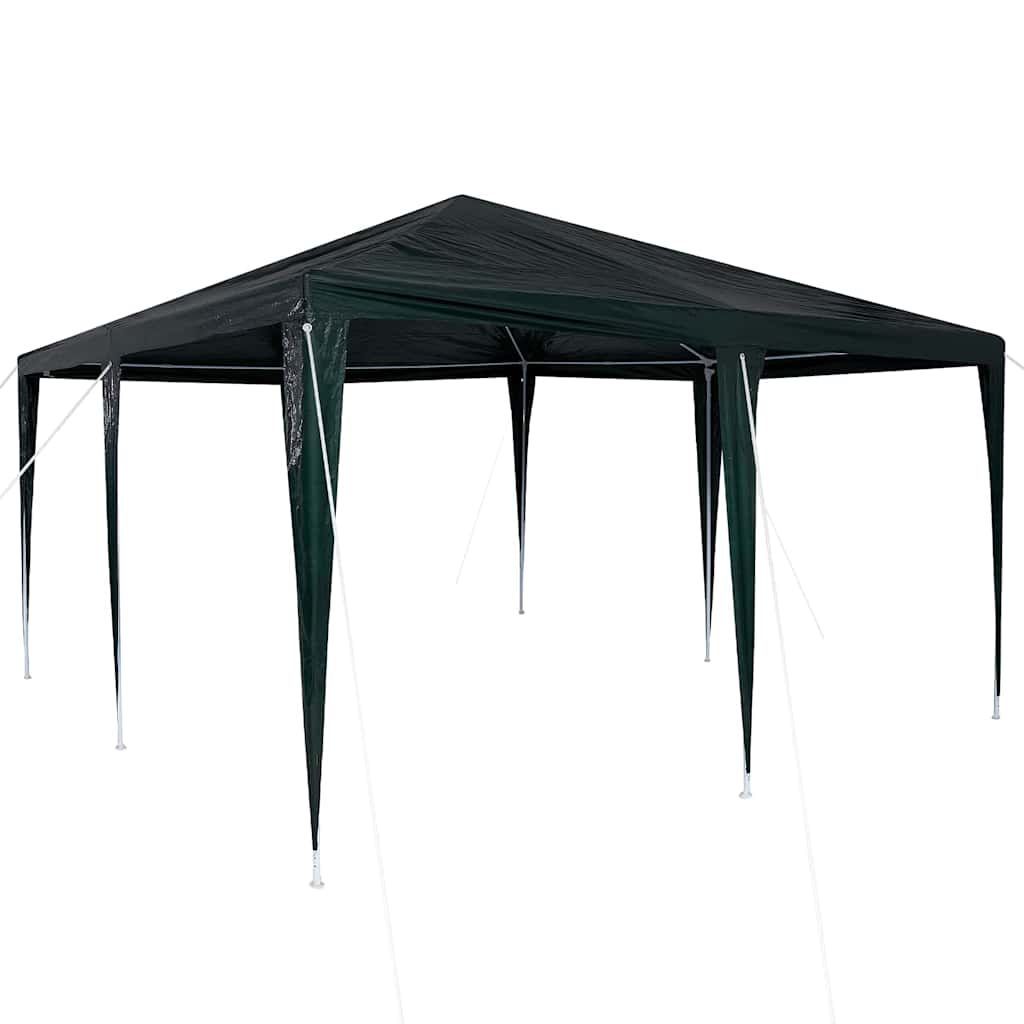 Vidaxl partytent groen 400 x 400 x 266 cm polyethyleen en staal