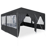 Vidaxl partytent antraciet 400 x 400 x 266 cm polyetheen