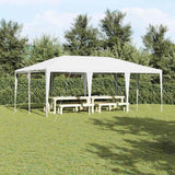 Vidaxl partytent wit 600 x 400 x 266 cm polyethyleen en staal