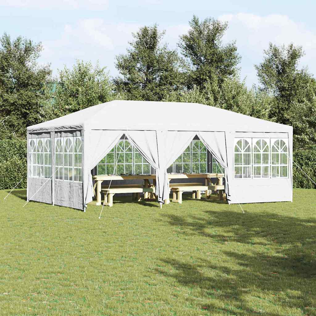 Vidaxl partytent wit 600 x 400 x 266 cm polyetheen