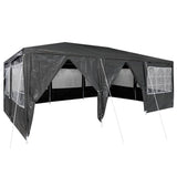 Vidaxl partytent antraciet 600 x 400 x 266 cm polyetheen