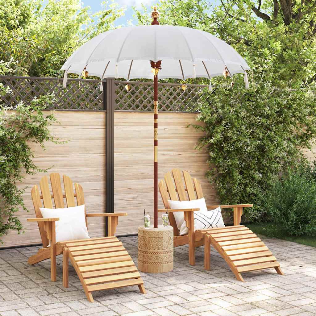 Vidaxl balinese parasol crème 190 x 190 x 260 cm