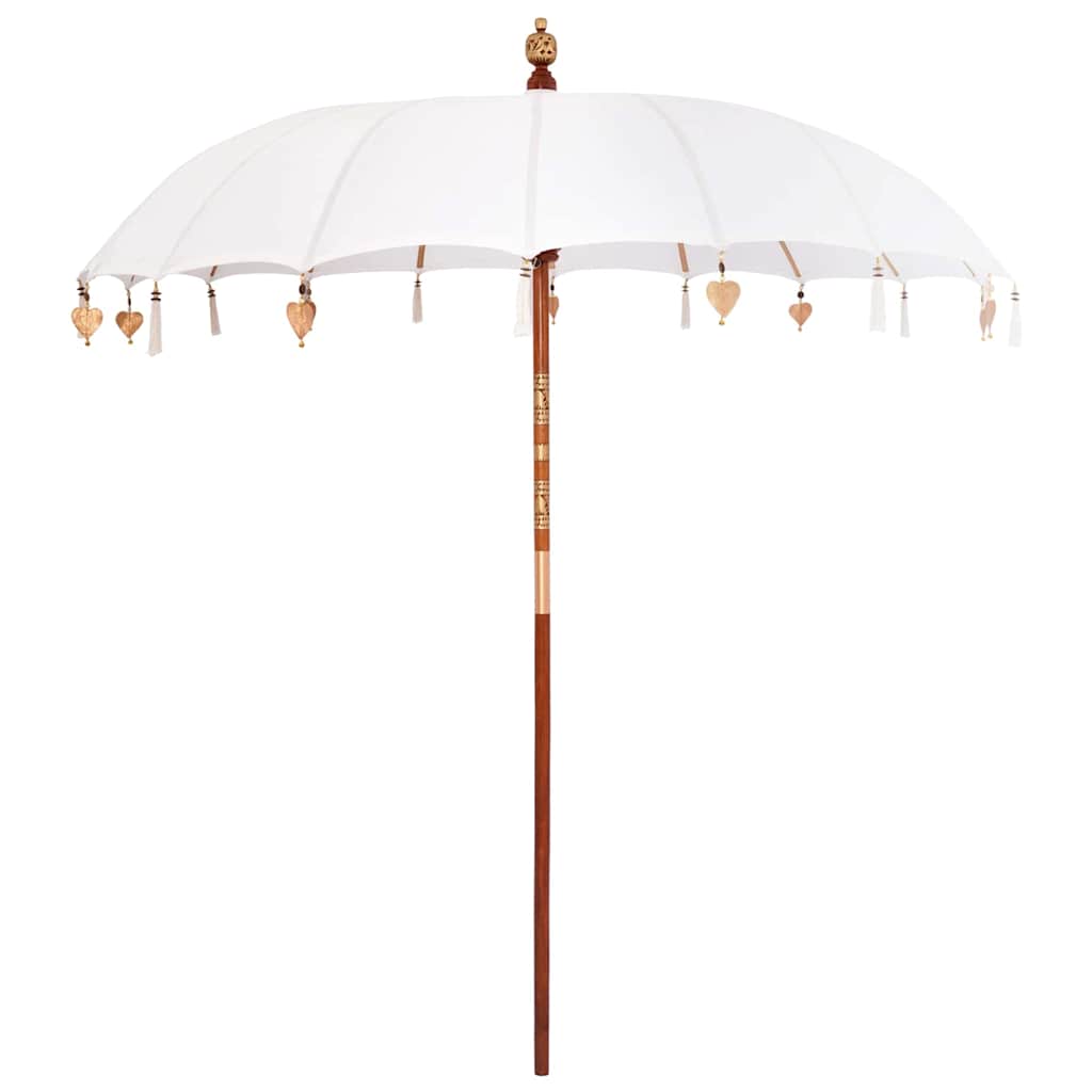 Vidaxl balinese parasol crème 220 x 220 x 260 cm