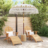 Vidaxl balinese parasol crème 190 x 190 x 260 cm