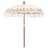 Vidaxl balinese parasol crème 215 x 215 x 260 cm