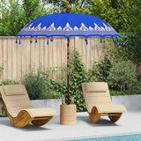 Vidaxl balinese parasol blauw 215 x 215 x 260 cm