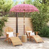 Vidaxl balinese parasol roze 185 x 185 x 260 cm