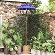 Vidaxl balinese parasol 125 x 125 x 260 cm