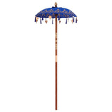 Vidaxl balinese parasol blauw 125 x 125 x 260 cm