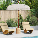 Vidaxl macramé parasol 190 x 190 x 260 cm