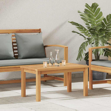 Vidaxl salontafel bruin 70 x 40 x 36 cm massief teakhout