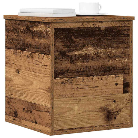 Vidaxl opslagdoos oud hout 40 x 42 x 46 cm bewerkt hout