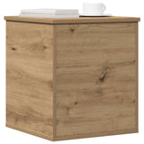 Vidaxl opslagdoos artisan eiken 40 x 42 x 46 cm bewerkt hout