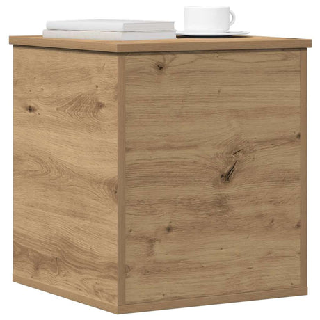 Vidaxl opslagdoos artisan eiken 40 x 42 x 46 cm bewerkt hout