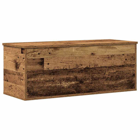 Vidaxl opslagdoos oud hout 90 x 35 x 35 cm bewerkt hout