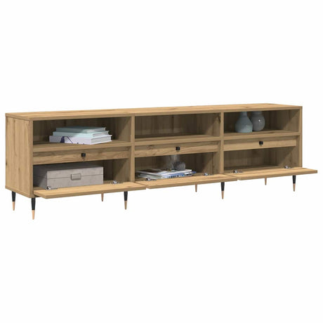 Vidaxl tv-kast 150 x 30 x 45 cm artisan eiken bewerkt hout