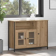 Vidaxl dressoir artisan eiken 100 x 35 x 75 cm