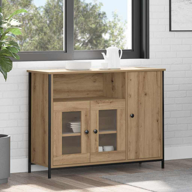 Vidaxl dressoir artisan eiken 100 x 35 x 75 cm