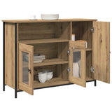 Vidaxl dressoir artisan eiken 100 x 35 x 75 cm
