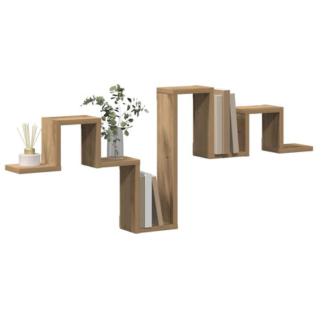 Vidaxl wandplank muurmontage artisan eiken 104.5 x 43 x 10 cm