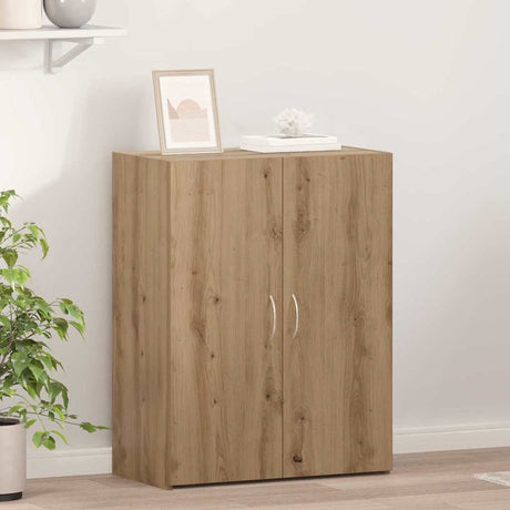 Vidaxl kantoorkast artisanaal eiken 70 x 32 x 77.5 cm bewerkt hout