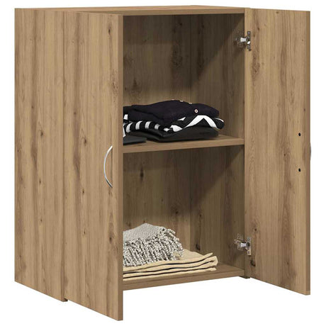Vidaxl kantoorkast artisanaal eiken 70 x 32 x 77.5 cm bewerkt hout