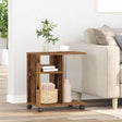 Vidaxl bijzettafel oud hout 50 x 30 x 55 cm bewerkt hout