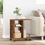 Vidaxl bijzettafel oud hout 50 x 30 x 55 cm bewerkt hout
