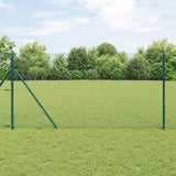 Vidaxl kettenschakelhek groen 10 x 1,5 m staal