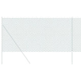 Vidaxl kettenschakelhek groen 10 x 1 m staal
