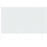 Vidaxl kettenschakelhek groen 10 x 1,5 m staal