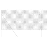 Vidaxl kettenschakelhek grijs 25 x 1,4 m staal