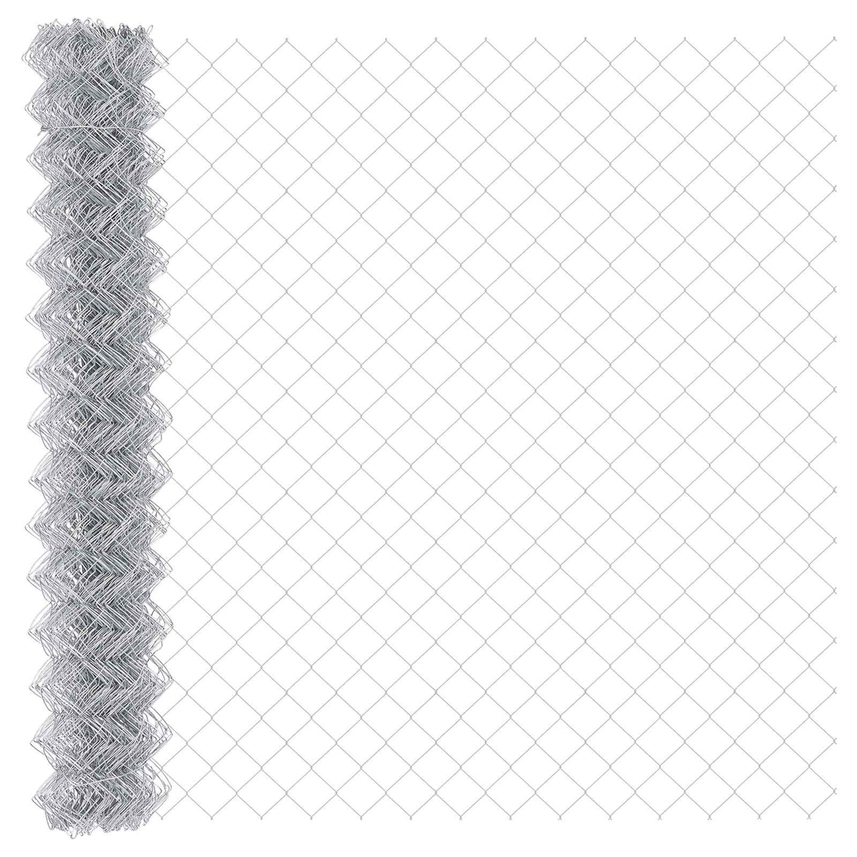 Vidaxl kettenschakelhek zilver 10 x 1,5 m gegalvaniseerd staal