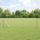 Vidaxl kettenschakelhek zilver 25 x 0,8 m gegalvaniseerd staal