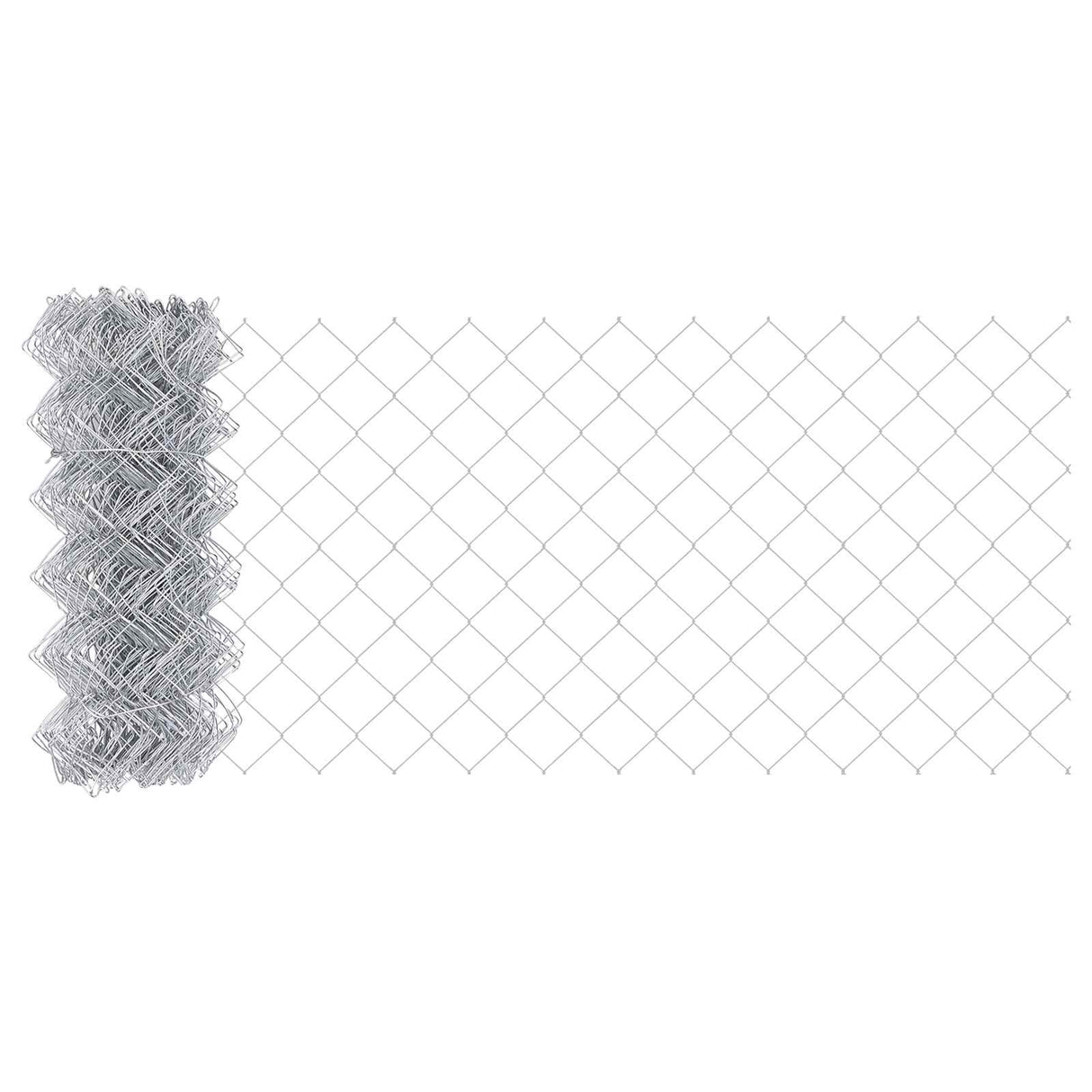 Vidaxl kettenschakelhek zilver 25 x 0,8 m gegalvaniseerd staal
