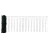 Vidaxl hexagon hek groen 0,8 x 10 m pvc