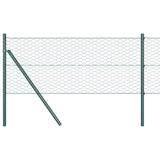 Vidaxl hexagon hek groen 0,8 x 10 m pvc