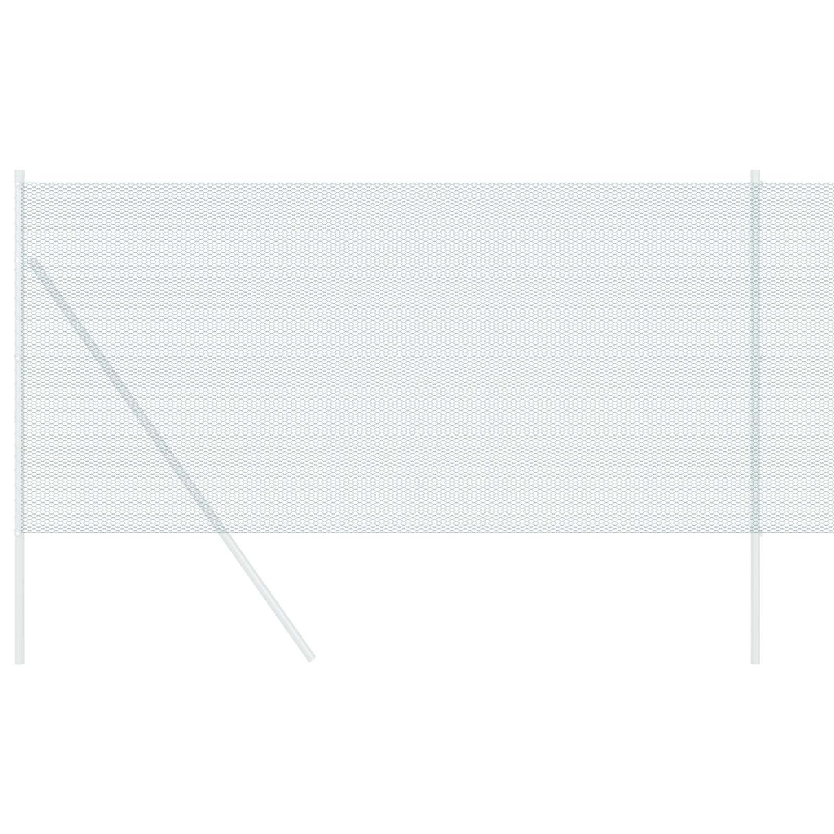 Vidaxl hexagon hek groen 1 x 10 m pvc