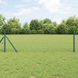 Vidaxl hexagon hek groen 1,2 x 10 m pvc