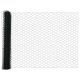 Vidaxl hexagon hek groen 1,2 x 10 m pvc