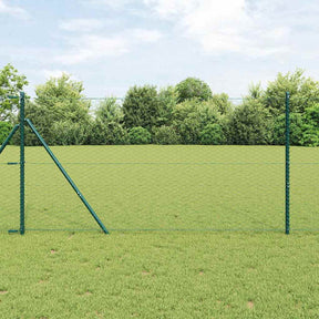 Vidaxl hexagon hek 1 x 50 m pvc groen