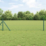 Vidaxl hexagon hek groen 1,4 x 50 m pvc