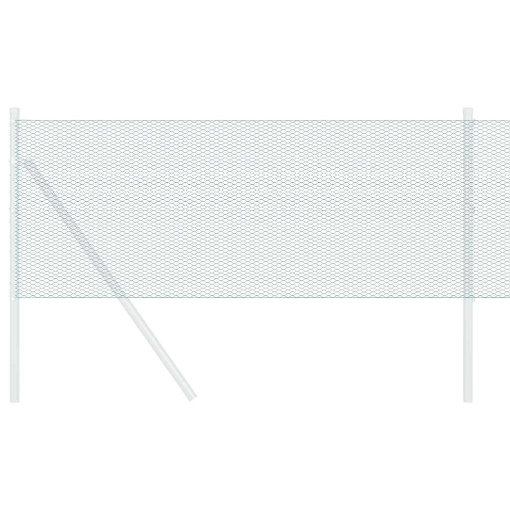Vidaxl hexagon hek groen 0,8 x 100 m pvc