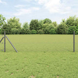 Vidaxl hexagon hek grijs 0,8 x 10 m pvc