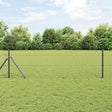 Vidaxl hexagon hek 0,8 x 25 m pvc grijs